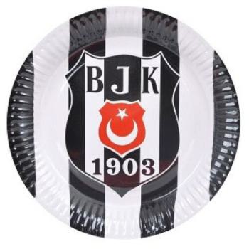 Beşiktaş lizenzierte Einwegteller 23CM 8 Stk.